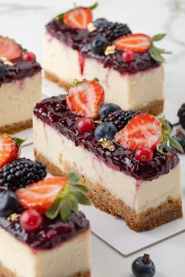 Orman meyveli cheescake mono