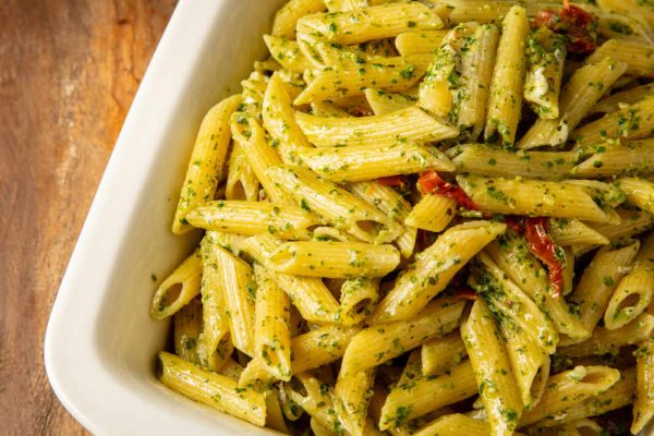 Pesto Soslu Mantarlı Penne