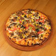 Karışık Kavurmalı Pizza